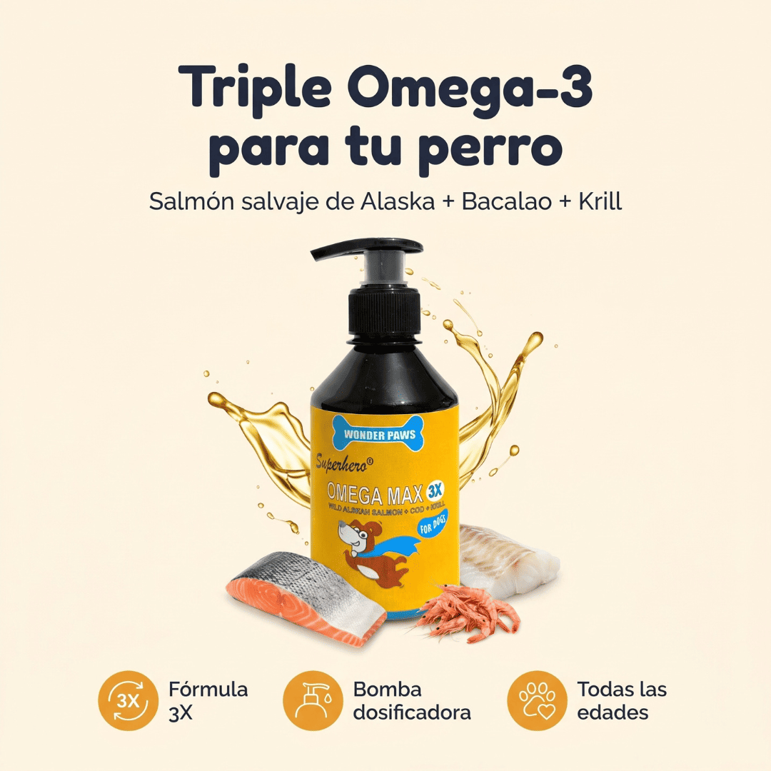 Omega 3 - Aceite de Salmon Para Perros