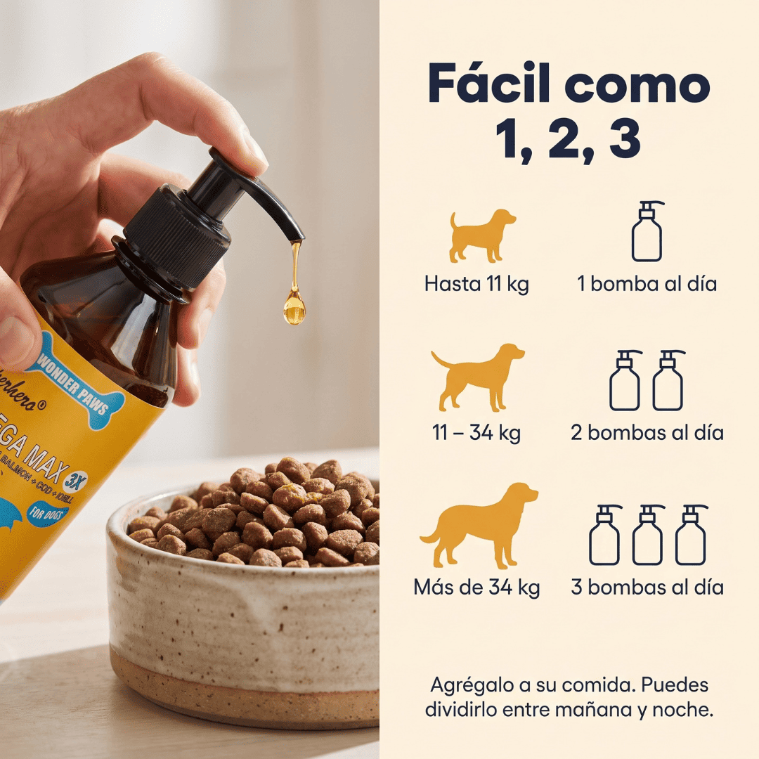 Omega 3 - Aceite de Salmon Para Perros