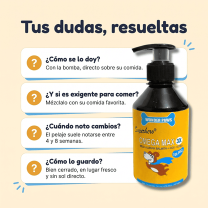 Omega 3 - Aceite de Salmon Para Perros